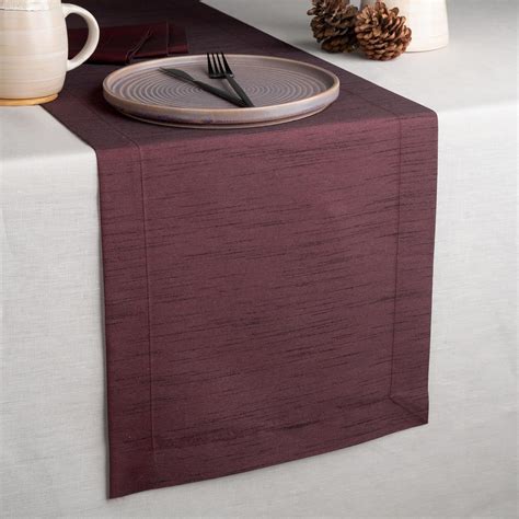 Amazon D Moksha Homes Wine Red Table Runner 14 X 36 Inch Vegan