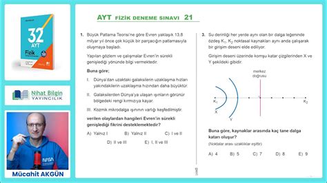 Ayt Fizik Bran Denemesi I Nihat Bilgin Yay Nlar Son Baski