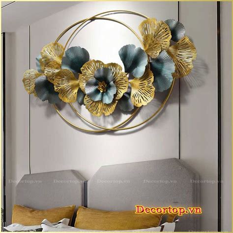 Hoa sắt trang trí tường đẹp độc đáo DTS154 - decortop