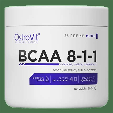 OstroVit BCAA 8 1 1 200 G NutriGo