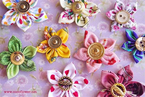 Diy Comment R Aliser Facilement Des Petites Fleurs En Tissu Tuto