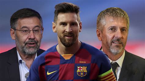 El Padre De Messi Cara A Cara Con El Presidente Bartomeu Las