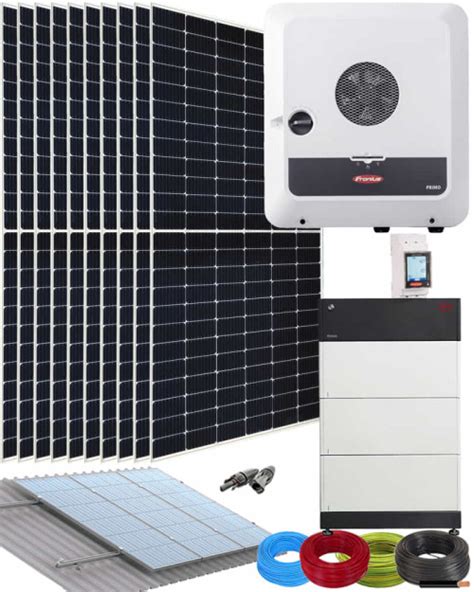 Kit Solar Híbrido Fronius Primo Gen24 5kw Monofásico Con Byd Hvs Chapa