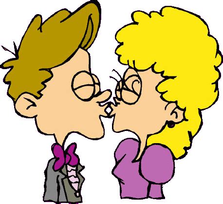 Cartoon Couples Kissing - Cliparts.co