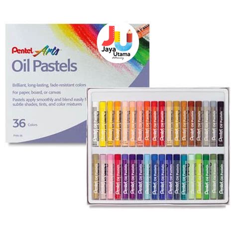 Jual Crayon Oil Pastel Pentel PHN 36 36 Colours Krayon Minyak Pentel