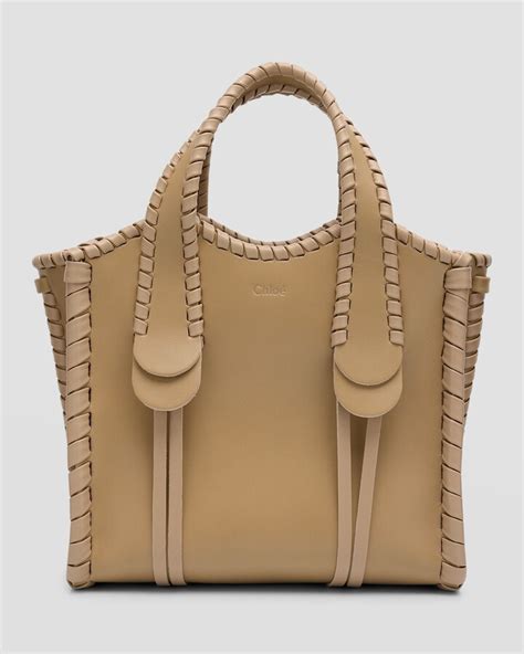 Chloé Mony Small Tote Bag In Shiny Leather Shopstyle