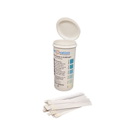 High Level Hydrogen Peroxide H O Test Strips Ppm