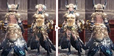 Kulve Taroth Gamma Armor Retouching At Monster Hunter World Mods And