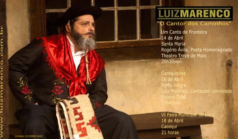 Agenda De Shows Luiz Marenco Prosa Galponeira