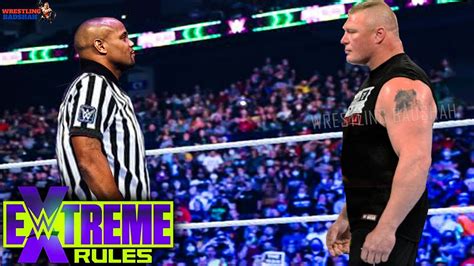 Wwe Extreme Rules Brock Lesnar Returns Confronts Daniel Cormier