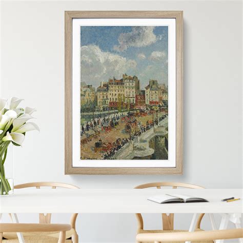 East Urban Home The Pont Neuf By Camille Pissarro Picture Frame