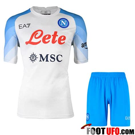 Creation Ensemble Maillot Foot SSC Naples Exterieur Short 2022 2023