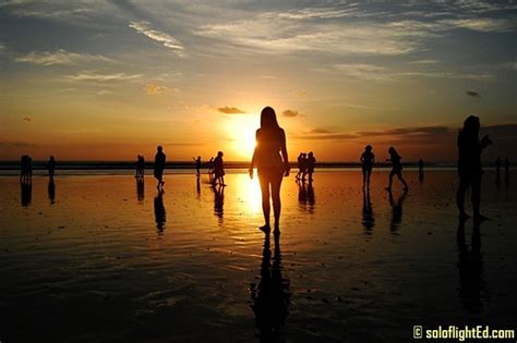 Sunset at Kuta Beach in Bali, Indonesia – soloflightEd