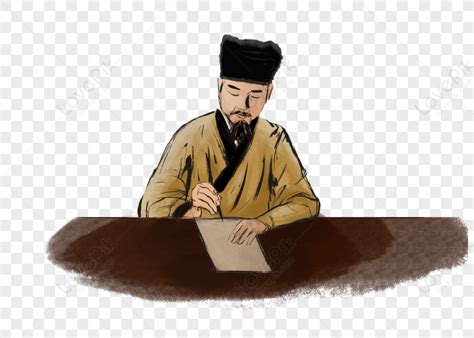 Ancient Chinese Writing Chinese Paper Chinese Man Paper Writing Png