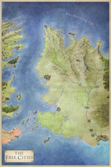 The Lands Of Ice And Fire The Maps Of Game Of Thrones