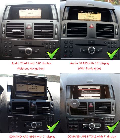 Mercedes Benz C Class W204 2007 2011 Autoradio Gps Aftermarket Android Head Unit Navigation