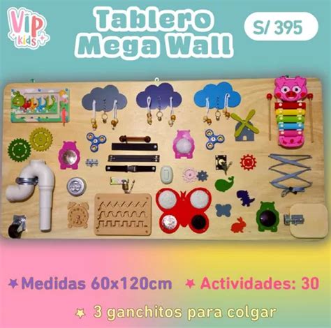 Tablero Sensorial Montessori Mega Wall en venta en Lima Lima por sólo S