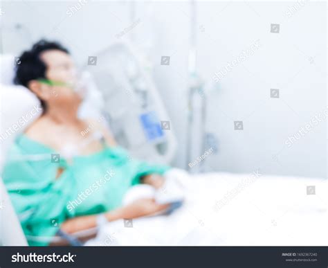 Green Dress Icu Patient Oxygen Mask Stock Photo 1692367240 | Shutterstock