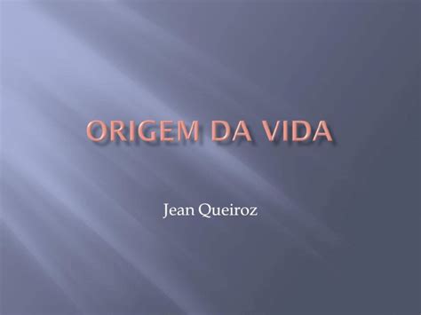 Pdf Origem Da Vida P Download Dokumentips