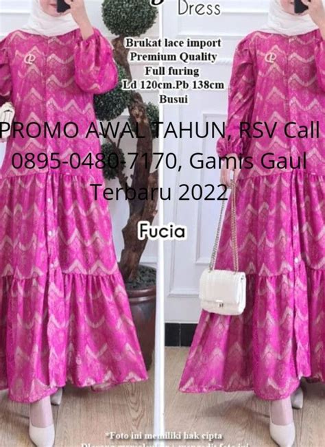 Gamis Gaul Formal Dresses Long Dress Brukat Dress