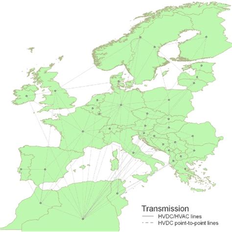 Geographical Scope And Abstraction Of The Power Transmission Grid As