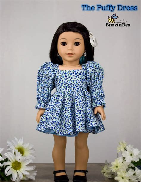 Puffy Dress For 18 Inch Dolls Such As American Girl ® Etsy