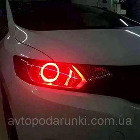 Купить Светодиодные ангельские глазки COB 90 КРАСНЫЕ (диаметр 78мм/93мм ...