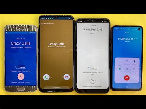 Phones Calling Each Other Samsung Galaxy S Realme C Y Redmi Note