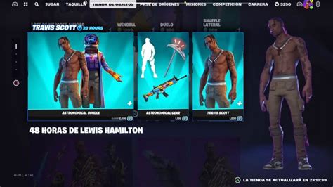 SECCIÓN DE TRAVIS SCOTT AGREGADA EN FORTNITE PARA HOY POPULARES DE