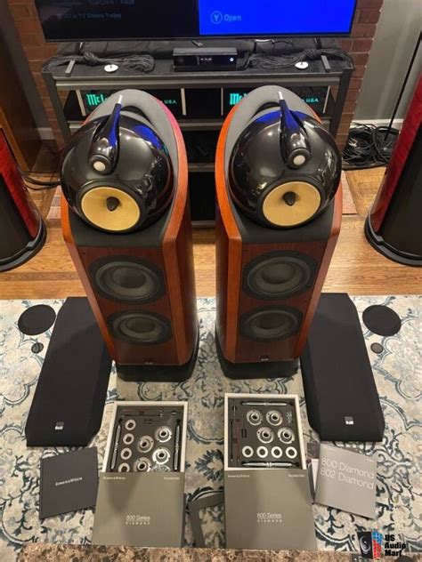 B W Bowers Wilkins Diamond D Pair Rosenut Excellent W