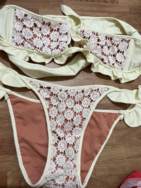 Swimsuit Bikini Lace Shein Zaful Women S Fashion Swimwear Bikinis Swimsuits On Carousell