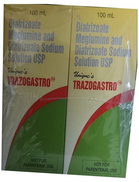 100ml Diatrizoate Meglumine And Diatrizoate Sodium Solution - Vandan Distributors at Rs 650/box ...