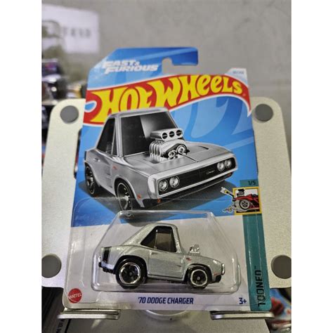 Xe mô hình Hot Wheels 70 Dodge Charger Xám Shopee Việt Nam