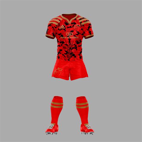 MUNSTER rugby 8 KIT REDESIGN on Behance