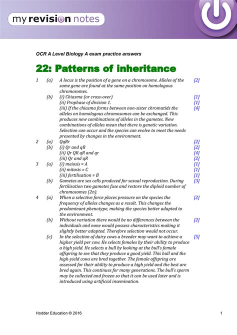 842269 Ocr A Biol A Sochacki Epas Ch22 1 Ocr A Level Biology A Exam
