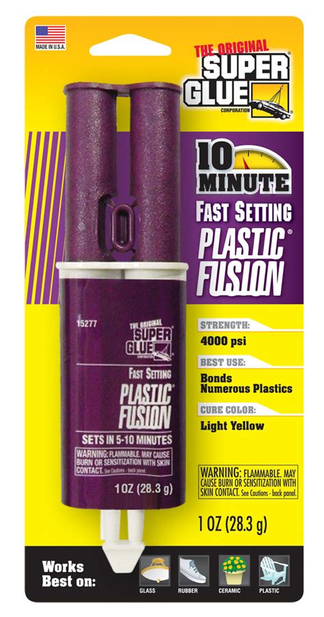 Plastic Fusion® Epoxy The Original Super Glue Corporation