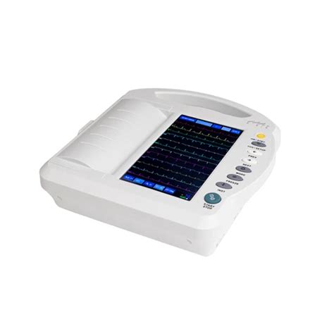 Touchscreen Portable ICU ECG EKG 12 Lead 3 Channel Digital ECG Machine