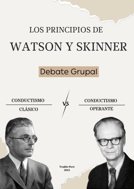 Los Principios de Watson y Skinner Haroe psicología libros uDocz