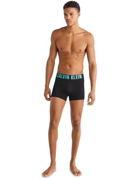 Calvin Klein Intense Power Cotton Trunks 3 Pack In Assorted Myer