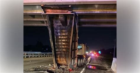 Dump Truck Hits Overpass On I 75 In Marion County Delays Expected