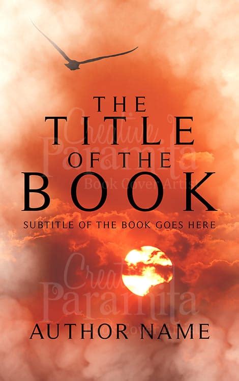 dusk sunset premade book cover