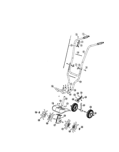 Craftsman Mini Tiller Fuel Line Diagram