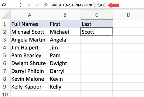 How To Separate Names In Microsoft Excel Easily Myexcelonline