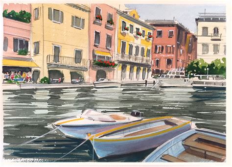 Venice Canals - Painting in France