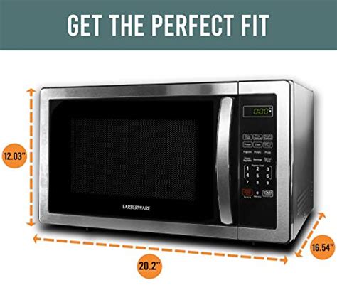 Farberware Countertop Microwave 1000 Watts, 1.1 cu ft - Microwave Oven ...