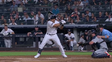 Jasson Domínguez hits first Yankee Stadium home run 09 06 2023 New