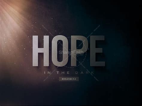 Hope In The Dark Church PowerPoint | Clover Media