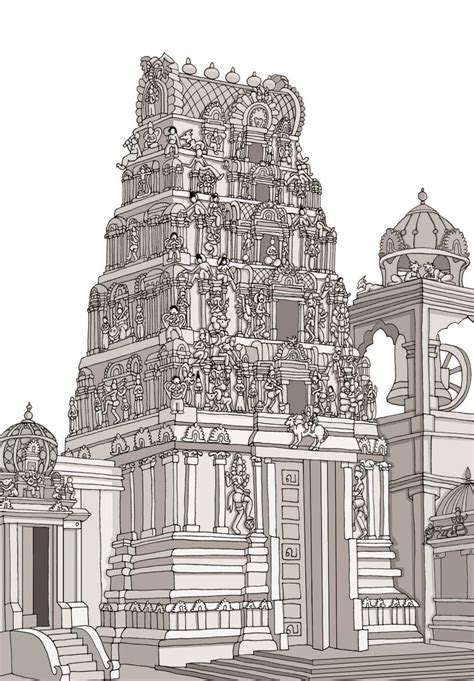 Hindu Temple Outline