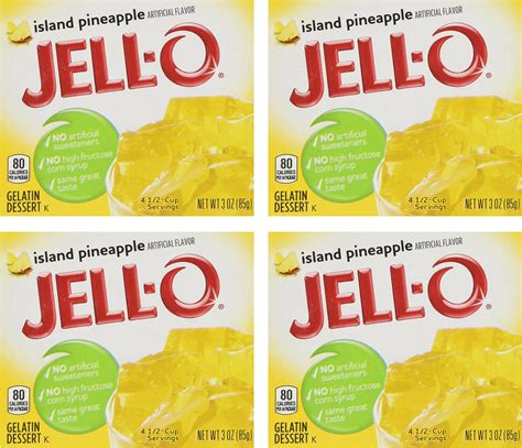 Jell O Gelatin Dessert Cranberry 3 Ounce Boxes Pack Of 4 Grocery And Gourmet Food