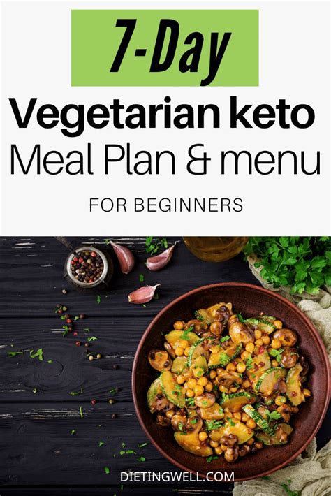 7 Day Vegetarian Keto Diet Meal Plan And Menu